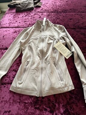 lululemon athletica Light Beige Full-Zip Utility Jacket